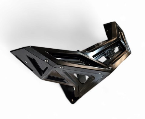 Elektric Offroad 2022-2025 Polaris Rzr Pro R/ Pro S/Turbo R Billet Front Winch Bumper Anodized Black