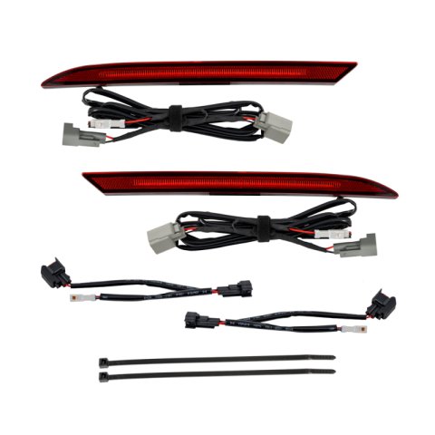 Form Lighting 2018+ Mustang LED Rear Reflector Red (Pair)