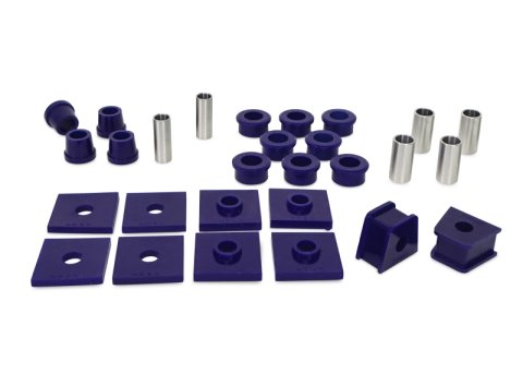 SuperPro 62-74 MG MGB Base Front Axle Bushing Kit MGB/GT/V8 Chrome Bumper Stainless Steel Hardware