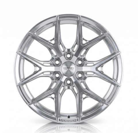 Vossen HF6-4 - 20x9 - 8x165.1 - ET0 - Super Deep Face - 125.1 - Silver Polished Wheel