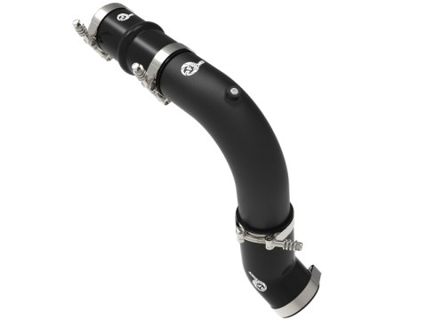 aFe BladeRunner 3in Aluminum Hot Charge Pipe Black RAM Diesel Trucks 25-26 L6-6.7L (td)
