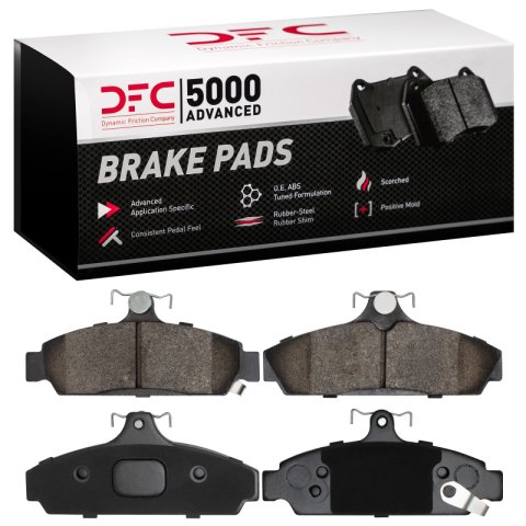 DFC 84-87 Chevrolet Corvette Front Semi Metallic 5000 Advanced Brake Pads