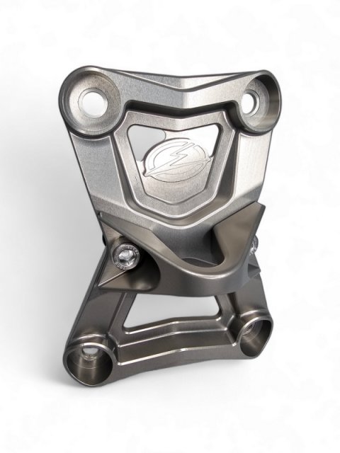 Elektric Offroad 2022-2025 Polaris Rzr Pro R Volt Radius Rod Plate Billet Anodized Gun Metal
