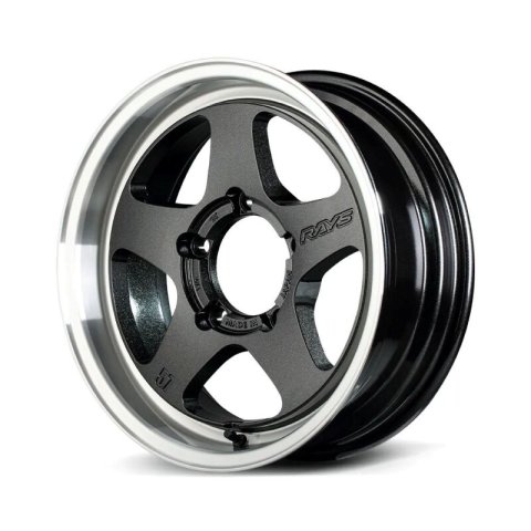 Gram Lights 57FR-X 16x5.5 +00 5-139.7 Glass Black/Rim DC Wheel