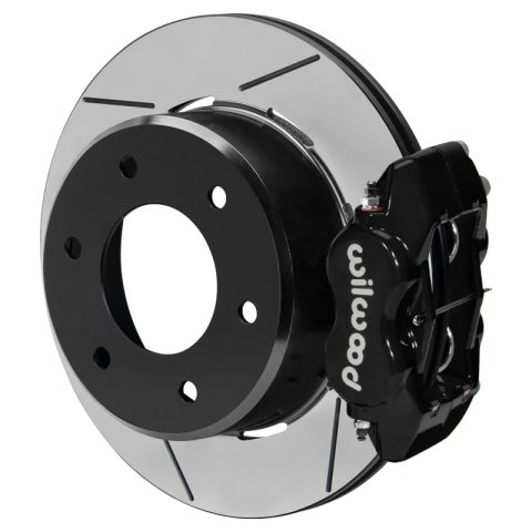 Wilwood 71-91 Chevy Blazer Forged Dynalite Rear Brake Kit w/ 12.19in Slotted Rotor - Black
