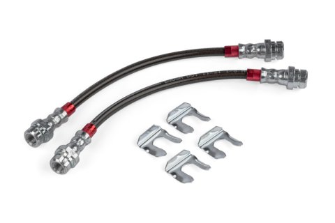 APR 06-13 Audi A3/A3 Quattro/06-14 Volkswagen GTI Braided Stainless Steel Brake Line Set - Rear