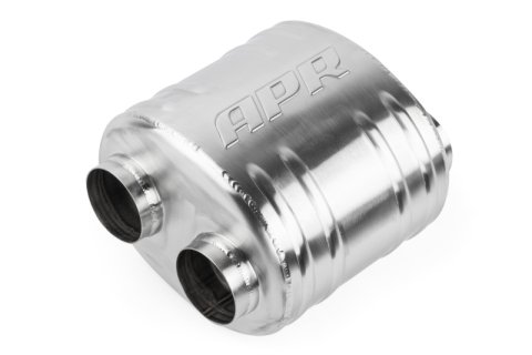 APR Premium Sound Absorption Muffler - Dual 63.5mm (2.5in) - Oval Body 220mm x 169mm x 211mm