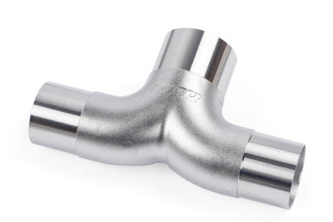 APR Cast T304 Stainless Steel T-Splitter - 76mm to Dual 63.5mm (3in to Dual 2.5in)