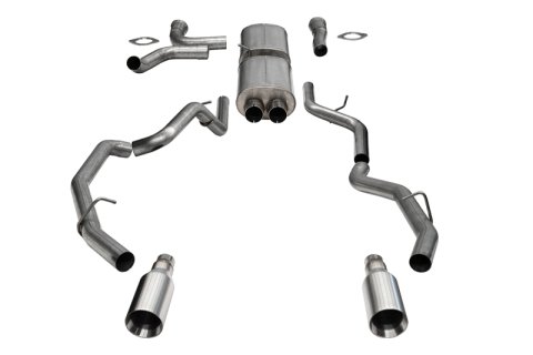 Corsa 25-26 RAM 1500 RHO Crew Cab 3.0L Turbo Cat-Back Dual Rear Exit w/ 5in Single Satin Pro Series