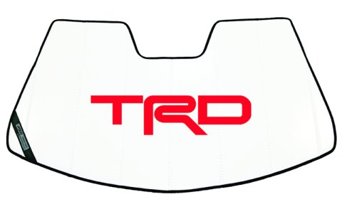 Covercraft 22-26 Toyota Official Licensed UVS100 Premier Series Custom Sunscreen with Red TRD Logo