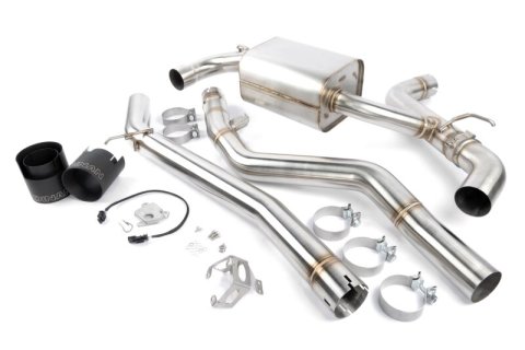 Dinan 20-26 Toyota GR Supra (A90/A91) 3.0T Valved Catback Exhaust System - Black Tips