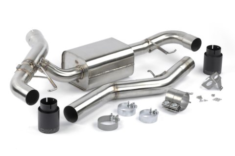 Dinan 19-26 BMW 330i (G20)/21-26 BMW 430i (G22) Valved Axleback Exhaust System - Black Tips