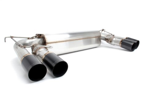 Dinan 15-19 BMW X5 M/X6 M (F85/F86) Free Flow Axleback Exhaust System - Black Tips