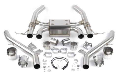 Dinan 21-27 BMW M3/M4 (G80/G82/G83) Valved Axleback Exhaust System - Polished Tips
