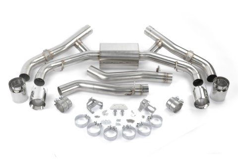 Dinan 20-26 BMW X5 M/X6 M (F95/F96) Valved Axleback Exhaust System - Polished Tips