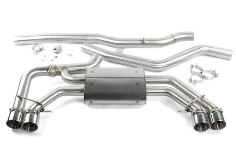 Dinan 18-25 BMW X3 M40i/X4 M40i (G01/G02) Valved Catback Exhaust System - Polished Tips