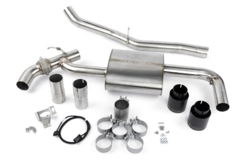 Dinan 16-23 BMW X1/X2 xDrive28i (F48/F39) Valved Axleback Exhaust System - Black Tips