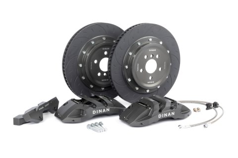 Dinan 21-26 BMW 430i Front Big Brake Kit - 395x34mm 6 Piston - Grey