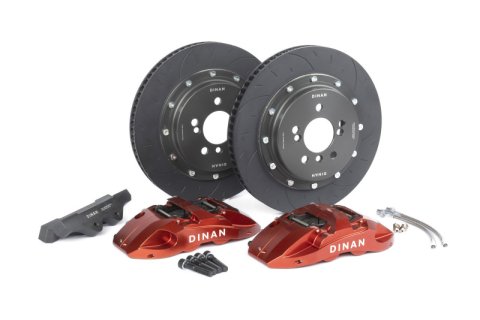 Dinan 14-16 BMW 228i Front Big Brake Kit - 370x32mm 4 Piston - Red