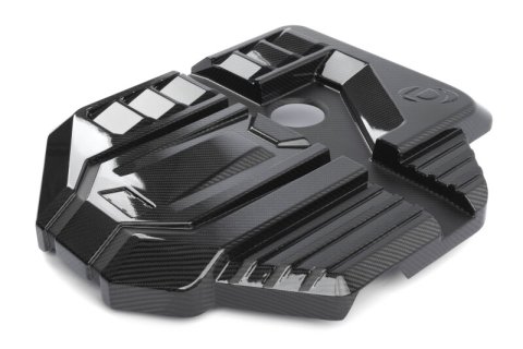 Dinan 21-27 BMW M2/M3/M4 (G80/G82/G87) Gloss Carbon Fiber Engine Cover w/Matte Accents