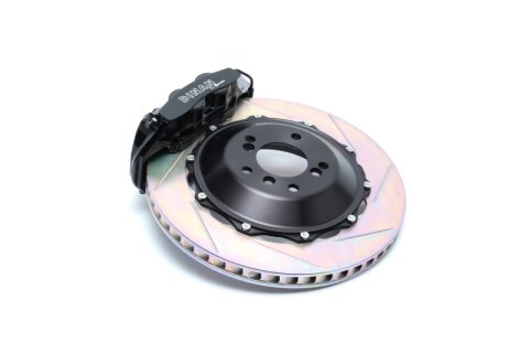 Dinan 97-03 BMW 5-Series (E39) Black Caliper/Slotted Brake Set - Rear
