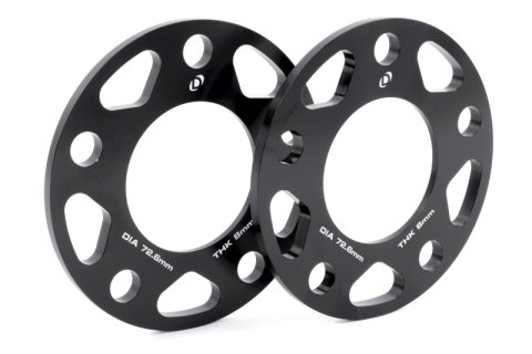 Dinan Wheel Spacers - 5x120 - 72.6mm CB - 8mm Thick (Set of 2)