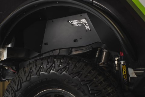 DV8 Offroad 21-25 Ford Bronco Rear Aluminum Inner Fenders - Black