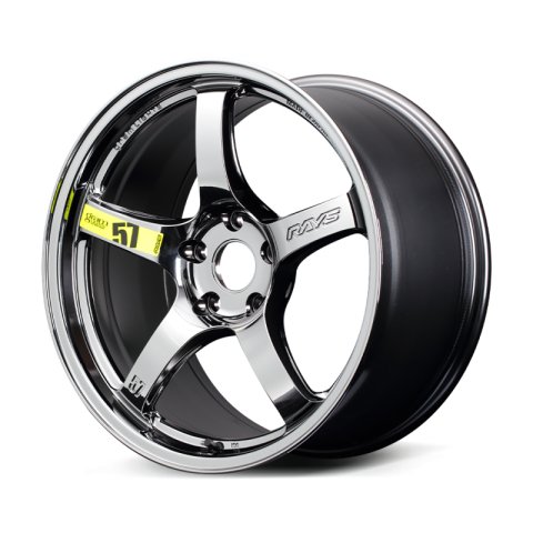 Gram Lights 57CR Limited 18x9.5 +38 5x114.3 Black Metal Coat Wheel