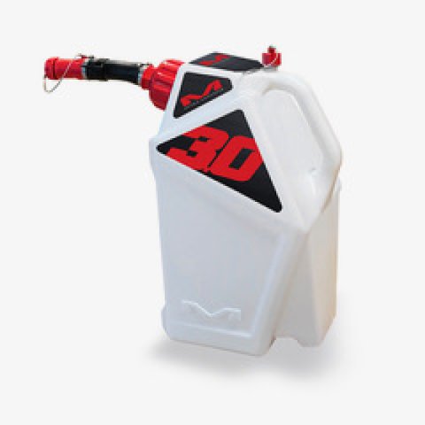 Matrix Concepts M3 0.3 Gallon Utility Can White-Red