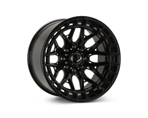 Vossen HFX-1 20x9 - 8x165.1 - ET0 - Deep Face - 125.1 - Gloss Black Wheel