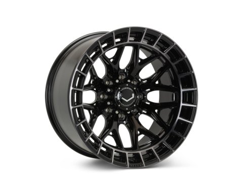 Vossen HFX-1 20x10 - 8x170 - ET18 - Super Deep Face - 125.1 - Tinted Gloss Black Wheel