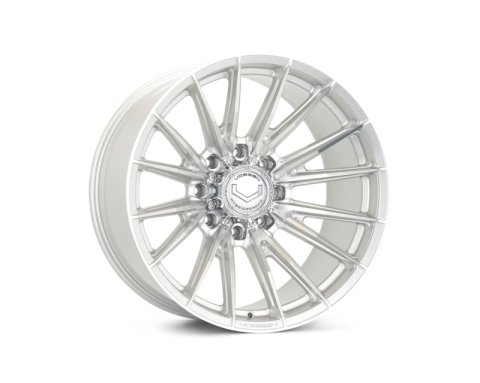 Vossen HFX-2 22x12 - 8x170 - ET44 - Ultra Deep Face - 125.1 - Silver Polished Wheel