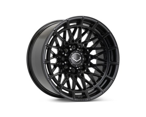 Vossen HFX-3 20x9 - 8x170 - ET0 - Deep Face - 125.1 - Satin Black Wheel