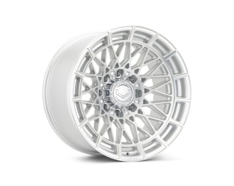Vossen HFX-3 24x12 - 8x170 - ET44 - Ultra Deep Face - 125.1 - Silver Polished Wheel