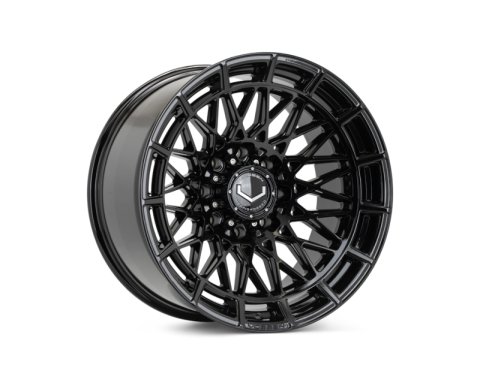 Vossen HFX-3 24x12 - 8x180 - ET44 - Ultra Deep Face - 124.3 - Gloss Black Wheel