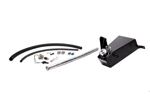 Fleece Performance 19-24 Ram 2500-3500 Cummins 6.7L Aluminum Replacement Coolant Tank (Black)