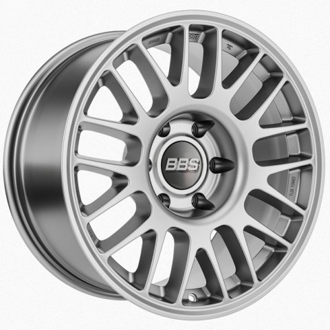BBS TS-M 18x9in - 6x135 - 87.1 CB - ET12 - Satin Silver Wheel