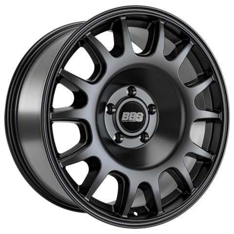 BBS TS-R 18x9in - 5x130 - 84.1 CB - ET25 - Satin Black Wheel