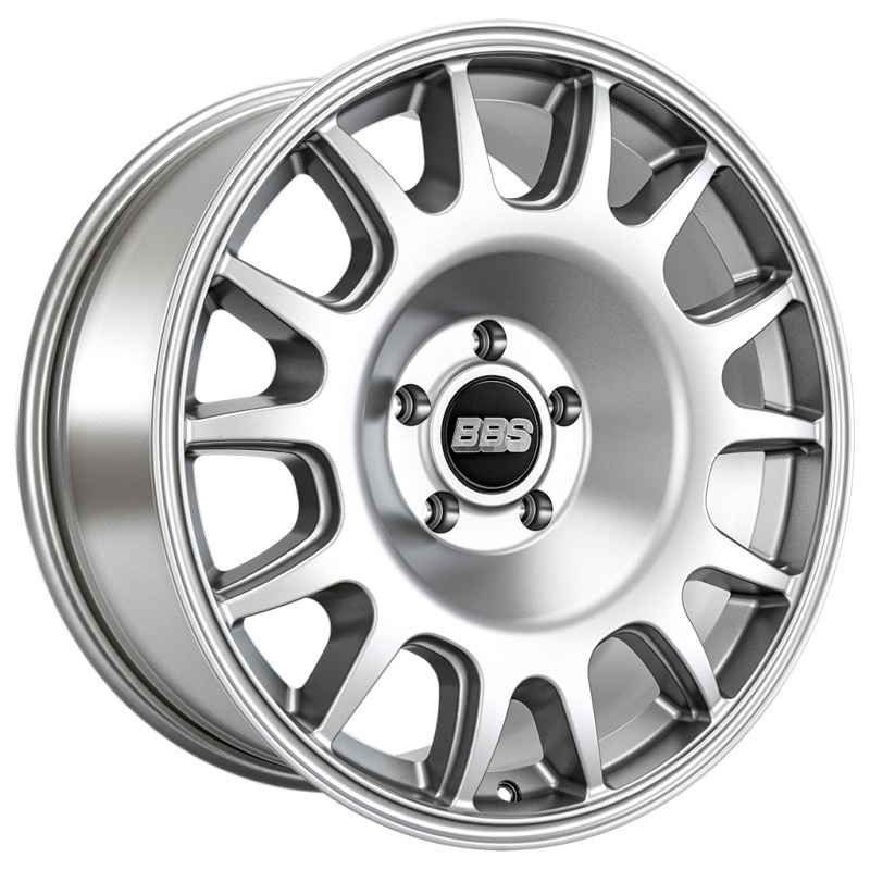 BBS TS-R 20x9in - 5x120 - 72.56 CB - ET30 - Satin Silver Wheel