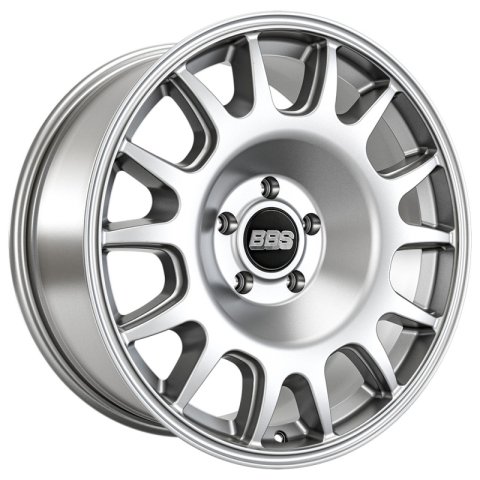 BBS TS-R 20x9in - 5x130 - 71.6 CB - ET25 - Satin Silver Wheel