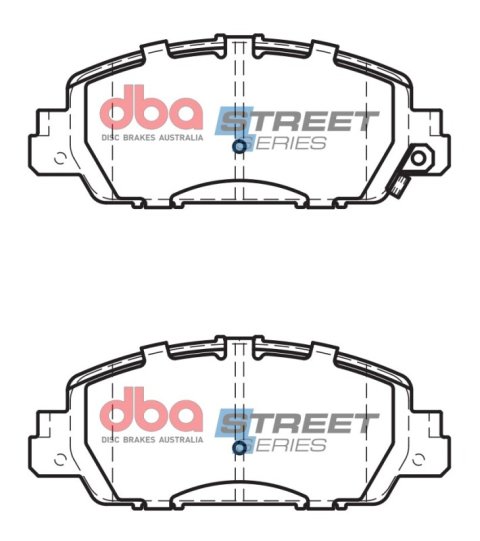 DBA 16-18 Honda Accord LX/EX/EX-L Front Level 1 Rotor & Pad Kit (1x dbaDB2304SS, 2x dbaDBA3822E)