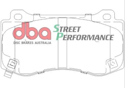 DBA 08-15 Dodge Challenger SRT-8 Front Level 2 Rotor & Pad Kit (1x dbaDB2259SP, 2x dbaDBA2444X)