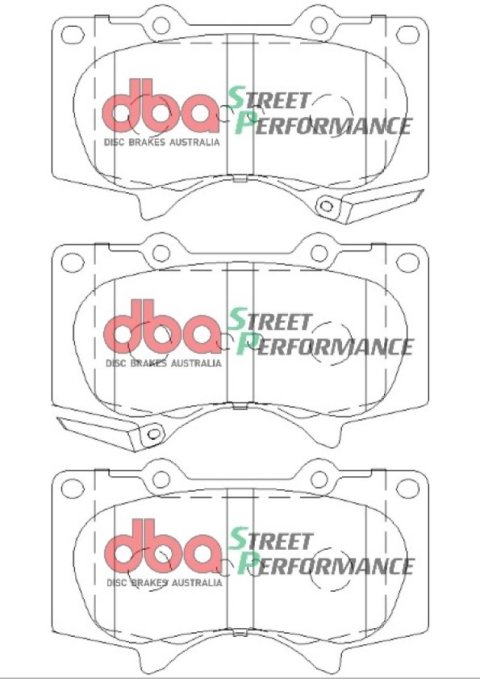DBA 09-15 Toyota Landcruiser / 10-13 Lexus GX460 Front Rotor & Pad Kit Level 2 (1x dbaDB1482SP, 2x dbaDBA2736X)