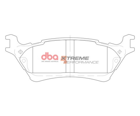 DBA 2015+ Ford F-150 5.0L V8 4WD Rear Rotor & Pad Kit Level 3 (2x dbaDBA3653X, 1x dbaDB15122XP)