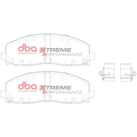 DBA 2018-Up Jeep Wrangler JL 2.2L TD & 3.6L V6 Gas Front Rotor & Pad Kit Level 3 (2x dbaDBA3212X, 1x dbaDB15038XP)