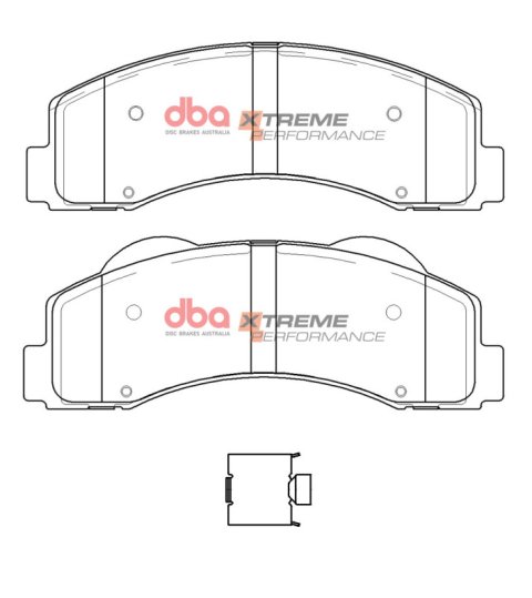 DBA 10-16 Ford F-150 (6 Lug) Front Rotor & Pad Kit Level 5 (2x dbaDBA42790ES, 1x dbaDB15121XP)