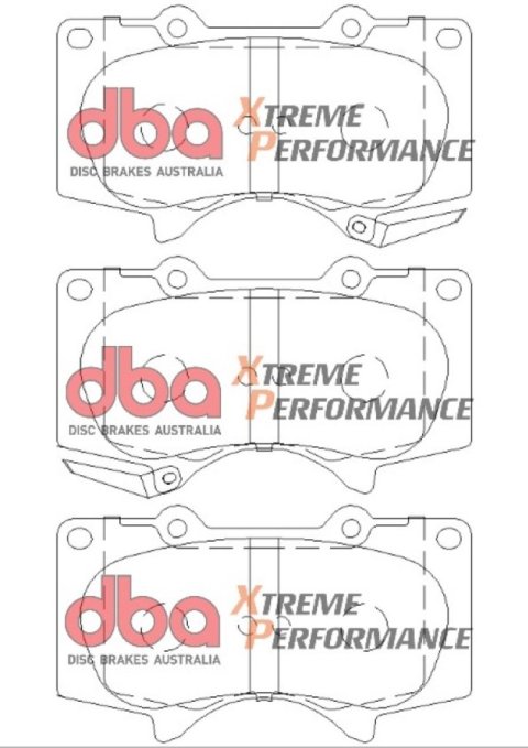 DBA 05-07 Toyota Tacoma (6 lugs) / 06+ Lexus GX470 Front Rotor & Pad Kit Level 5 (1x dbaDB1482XP, 2x dbaDBA42716S)