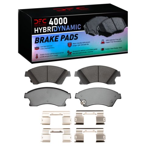 DFC 11-17 Chevrolet Sonic Front Rotors w/4000 HybriDynamic Brake Pads w/Hardware (1x dfc4000-1522-01, 2x dfc600-47043)