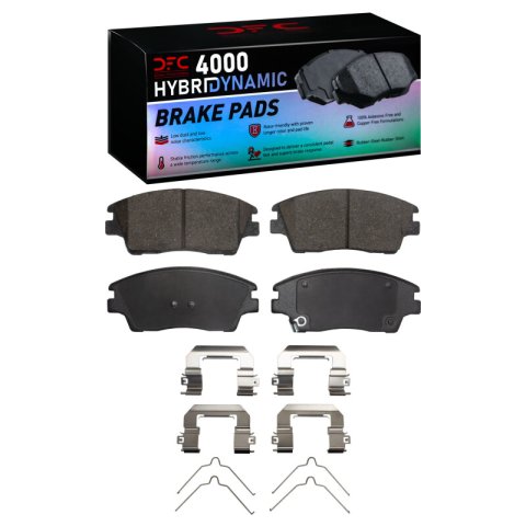 DFC 17-22 Kia Sportage Front Geospec Rotors w/4000 HybriDynamic Brake Pads w/Hardware (1x dfc4000-1847-02, 2x dfc604-03003)