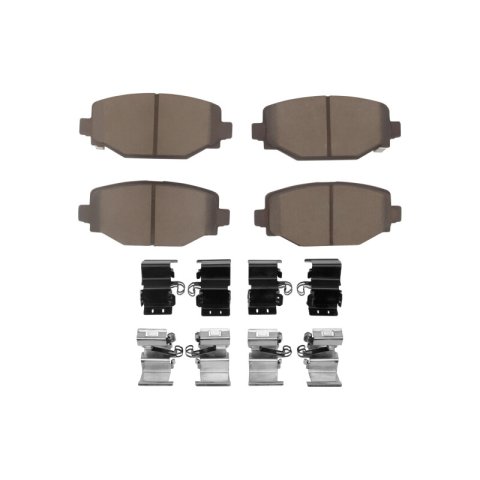 DFC 22-25 Jeep Grand Cherokee Rear Geospec Rotors with 5000 Advanced Brake Pads w/Hardware (1x dfc1551-2460-01, 2x dfc604-42047)